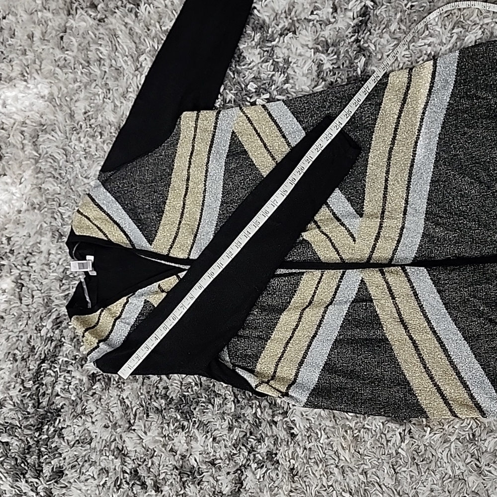 Chico's  Cardigans for Women Black Silver &Gold - Picture 6 of 7